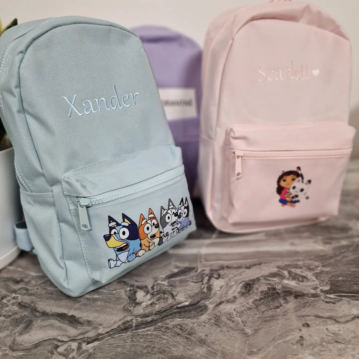 Kids Personalised Character Backpack