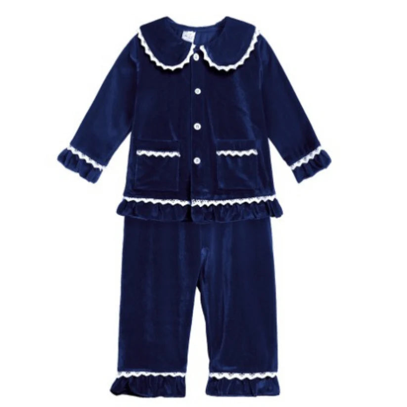 Girl's Cotton Velour Pyjamas