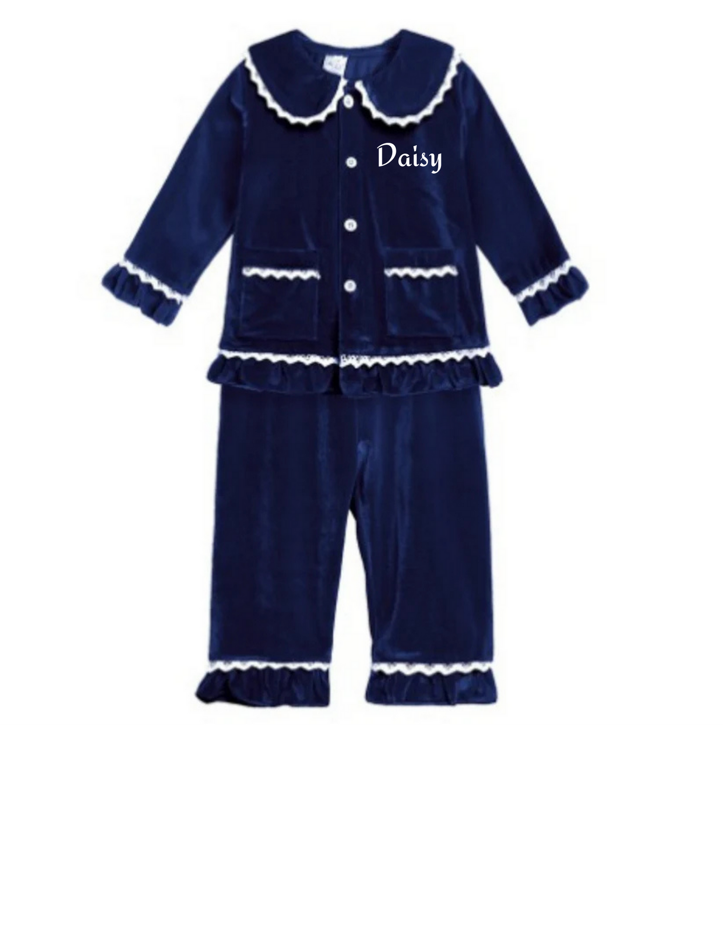 Girl's Cotton Velour Pyjamas