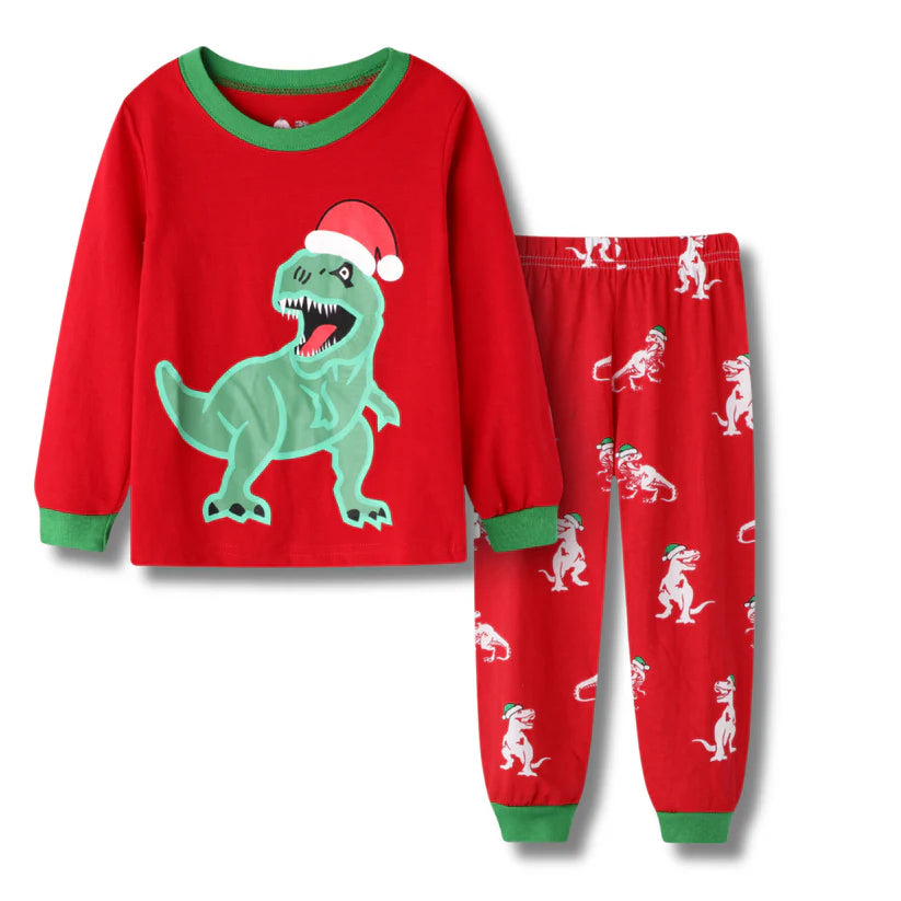 Christmas Pyjamas - T-rex Dino